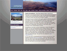 Tablet Screenshot of explorebreadalbane.co.uk